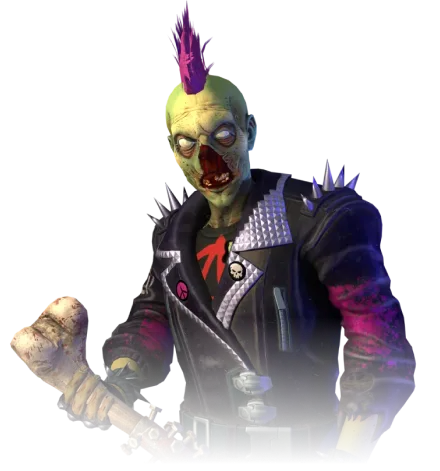 Wild Rage punk survivor character render