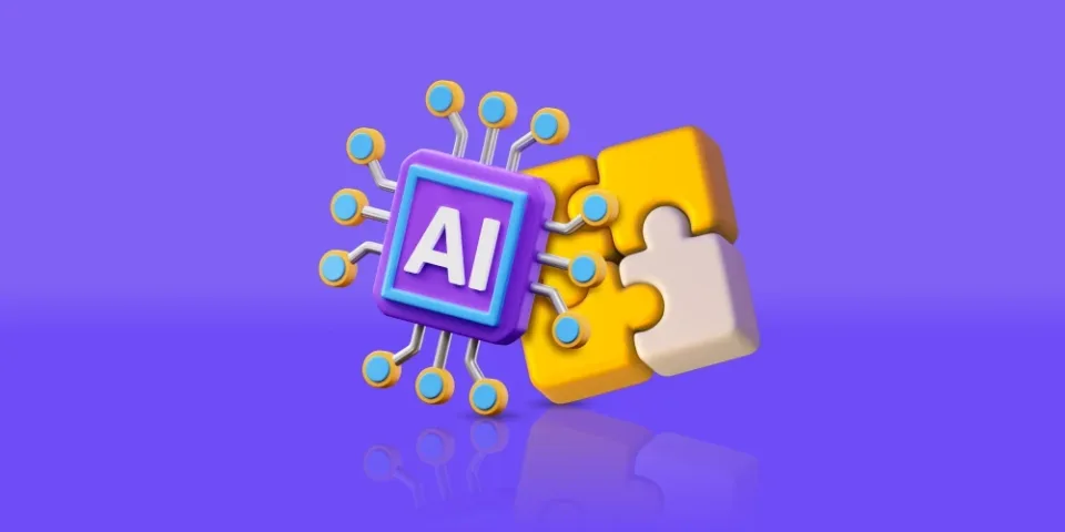 AI integration into game development workflow illustration