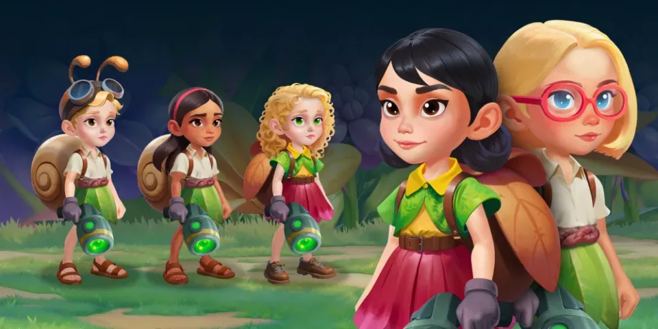 educational game character design diverse adventure kids