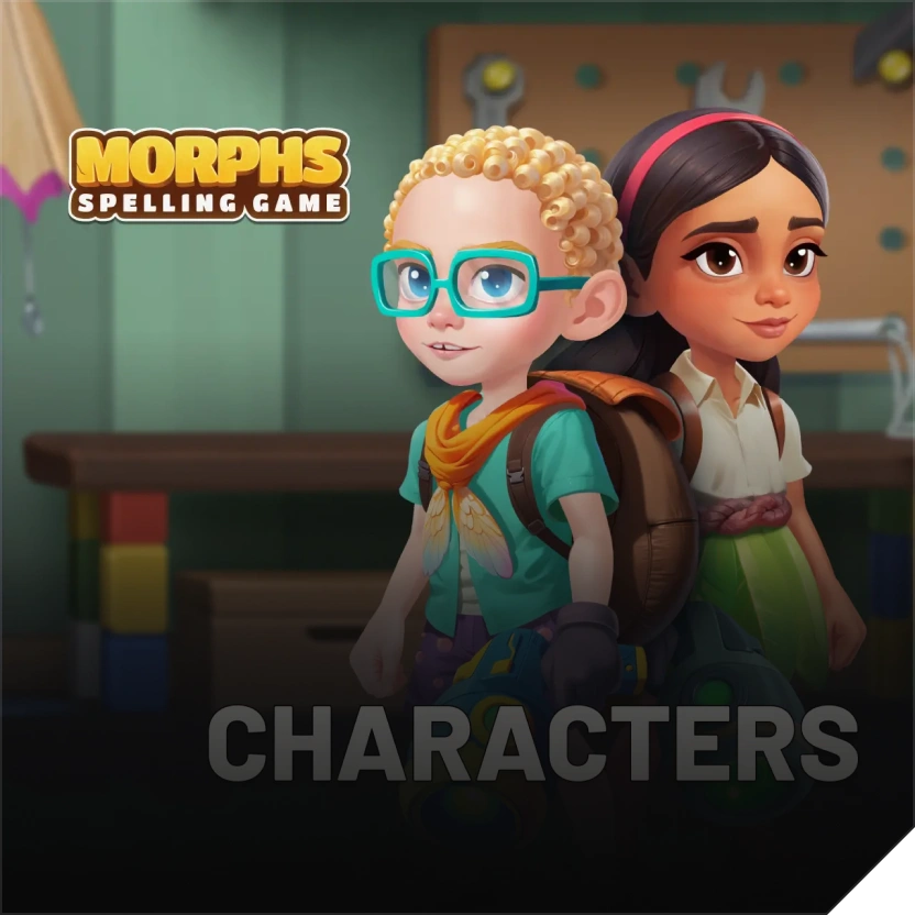 Morphs Spelling Game key art